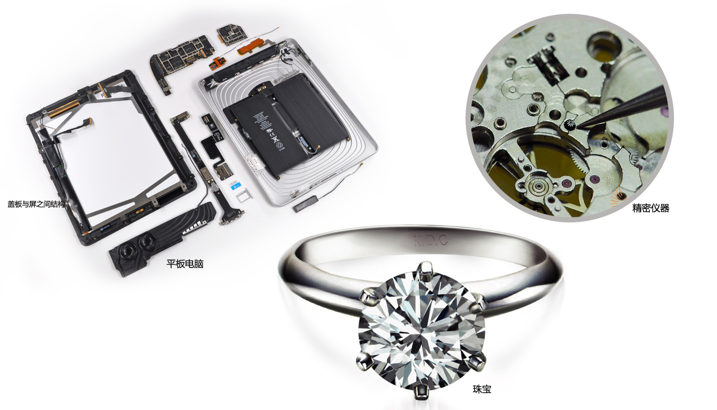 特邦胶粘剂在电子制造、精密仪器、珠宝等行业的实例应用